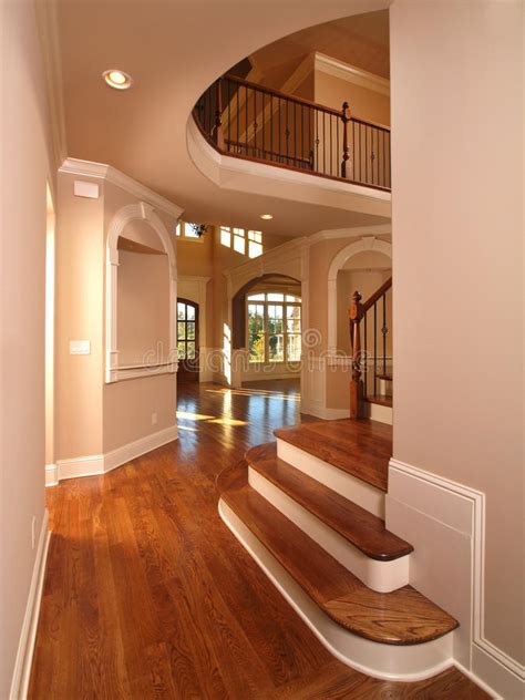 Their homes are comfortable and adaptable and will align with your vision and budget. Model Luxury Home Interior Hallway With Stairs Stock Photo ...