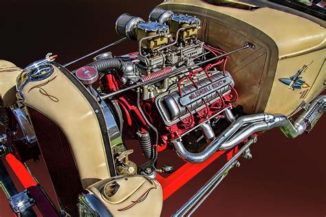1931 Ford Model A Hot Rod Oldsmobile Rocket Engine Photograph By Nick