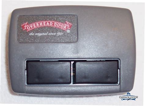 Seeing how garage door openers come at various prices, it is your job to make sure that your cash is spent on a worthwhile product. Overhead Door Two Button Garage Door Opener Remote ...