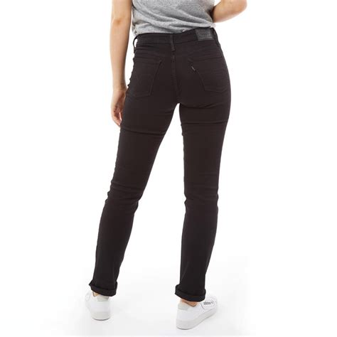 Buy Levis Womens 712 Slim Jeans Soft Black