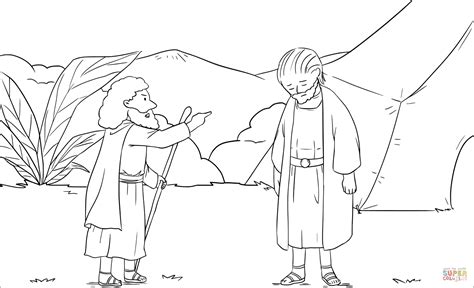 Story Of Saul Disobeyed The Lord Page Coloring Pages