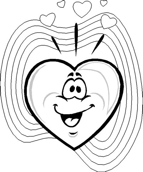 Cute Heart Coloring Pages Coloring Home