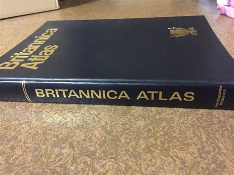 Britannica Atlas 1768 Encyclopaedia Brittanica Inc 1990 Black Book