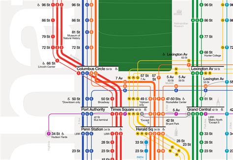 Large Detailed New York City Subway Map Vrogue