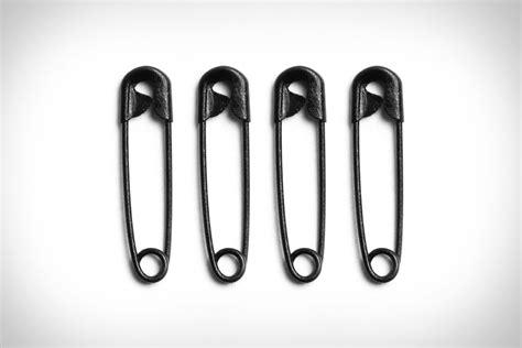 Standard Issue Black Safety Pins | Black safety pins, Safety pin, Safety