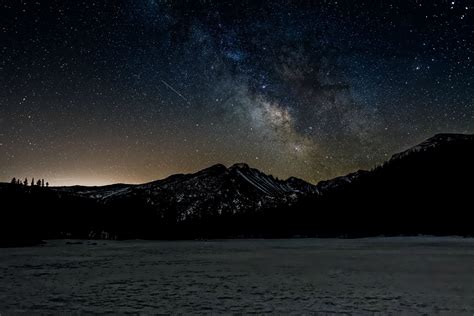 The Milky Way Seen From Rocky Mountain National Park Xpost R