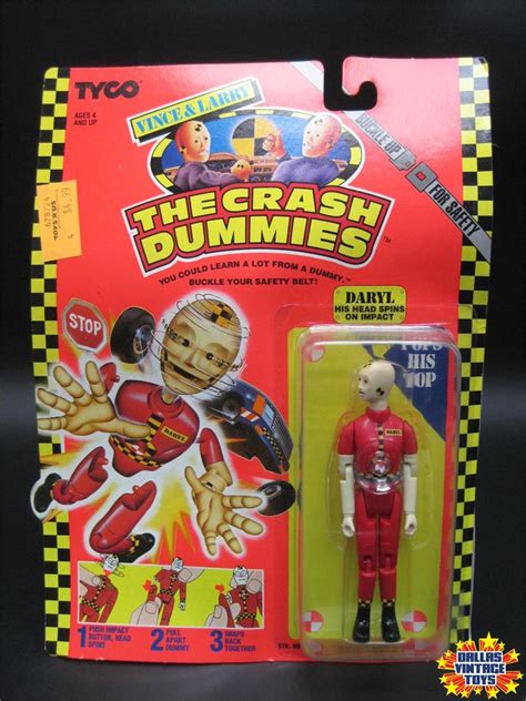 1991 TYCO The Incredible Crash Dummies Carded Daryl 1E