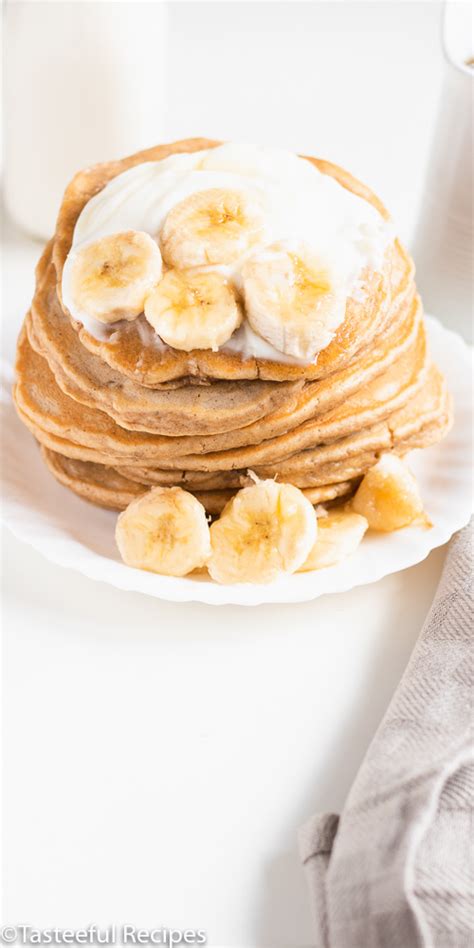 Peanut Butter Banana Pancakes Recipe Tasteeful Recipes