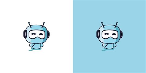 Premium Vector Cute Cartoon Robot Character Mascot Logo Premium Vector