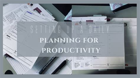 Setting Up A Daily Planner For Productivity Happy Planner Recipe