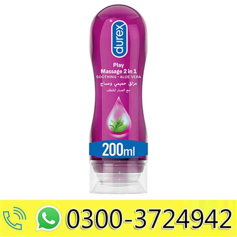 Durex Play 2 In 1 Lube Water Based Lube And Massage Gel With Soothing
