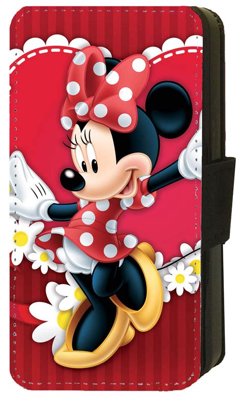 Minnie Mouse Disney Inspired Flip Phone Case Wallet Iphone 4 5 Etsy