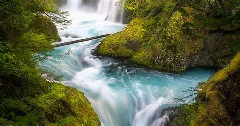 The Magical Spirit Falls Located On The Wa Side Of The Columbia River Gorge It Has No Official