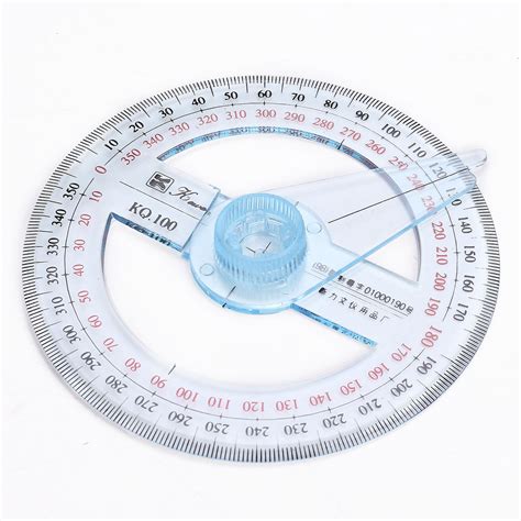 Buy 360 degree protractor and get the best deals at the lowest prices on ebay! 10cm Plastic 360 Degree Protractor Ruler Angle Finder ...
