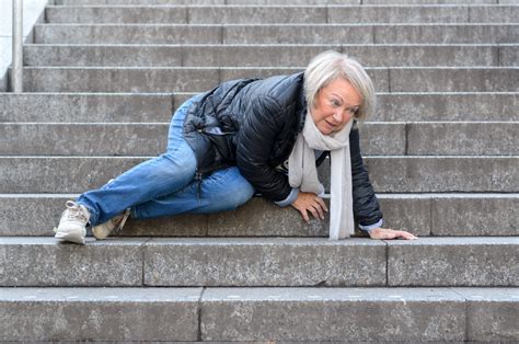 Falling From A Standing Position To The Floor In The Elderly Scary