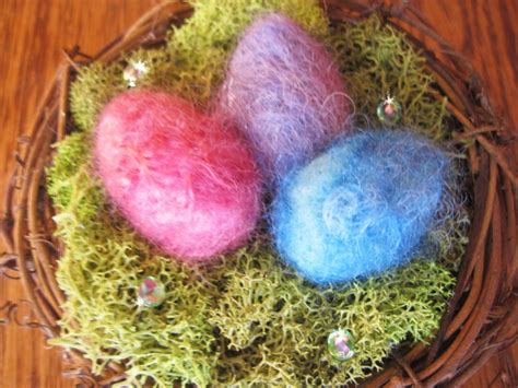 Waldorf Needle Felted Eggs In A Nest Waldorf Homeschooling Etsy