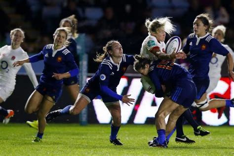 Retour sur le match de rugby féminin qui a opposé l'équipe de france aux anglaises. Rugby - Bleues - Rugby féminin : La France battue par l ...