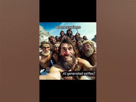 AI generated selfies of ancient people 