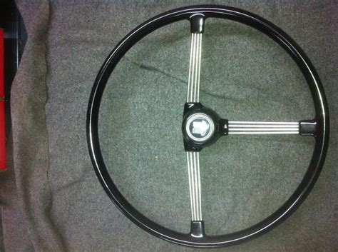 My diy steering wheel which is a belt driven scooter motor, is using a software called emc which you are about to report the project smoothstep force feedback steering wheel, please tell us the. Factory steering wheels (Page 2) : Spitfire & GT6 Forum ...