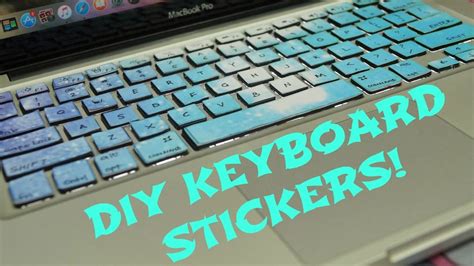 Diy Keyboard Stickers Youtube Free Printable Keyboard Stickers