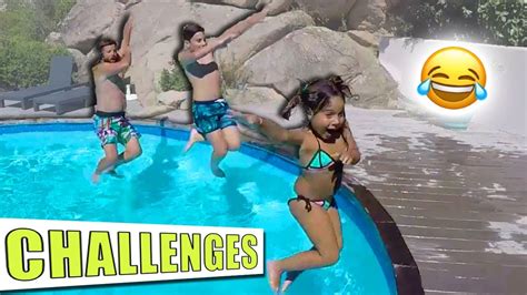 challenge piscine vacances en corse on relève vos défis en famille youtube
