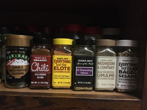My Collection Of Trade Joe Spices Rtraderjoesfans