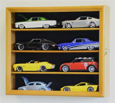 124 Scale Diecast Model Car Display Case Rack Holder Holds 8 Cars 124