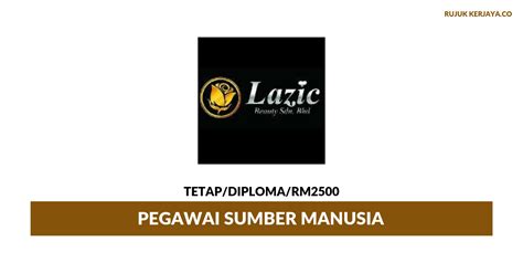 Slımworld beauty house sdn bhd. Jawatan Kosong Terkini Lazic Beauty ~ Pegawai Sumber ...