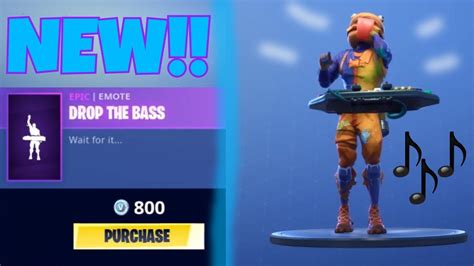 New Drop The Bass 1 Hour Fortnite Battle Royale Youtube