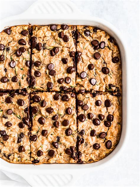 From espresso chocolate chip to toffee coconut, we've rounded up these tasty oatmeal cookie recipes require very little creativity, and are super easy to assemble! Peanut Butter Zucchini Baked Oatmeal | Ambitious Kitchen