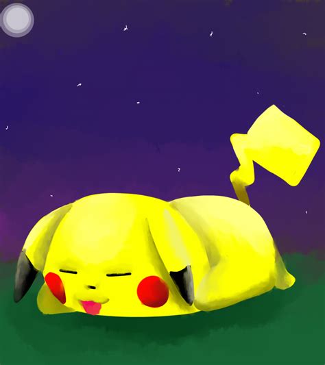 Sleeping Pikachu By Chompimas On Deviantart
