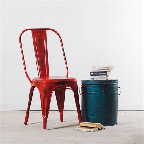 Check spelling or type a new query. Chaise de bistrot en métal esprit Tolix intérieur style ...