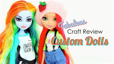 Fabulous Craft Review Custom Dolls Youtube
