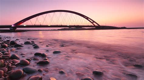 1920x1080 Stone Bridge Nature River Sky Sea Coolwallpapersme