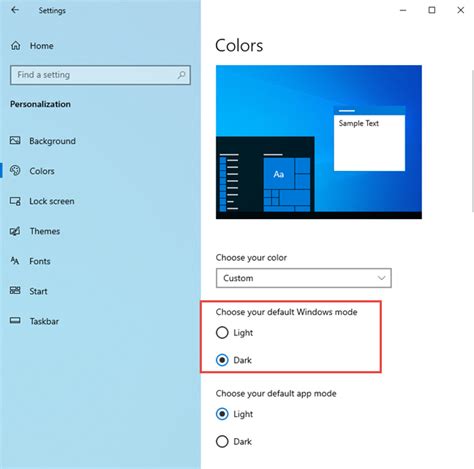 How To Enable Or Disable The Light Mode In Windows 10 Digital Citizen