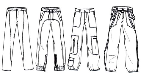 Pin By Caro On Trazos Fashion Design Sketches Pants Design Fashion Drawing