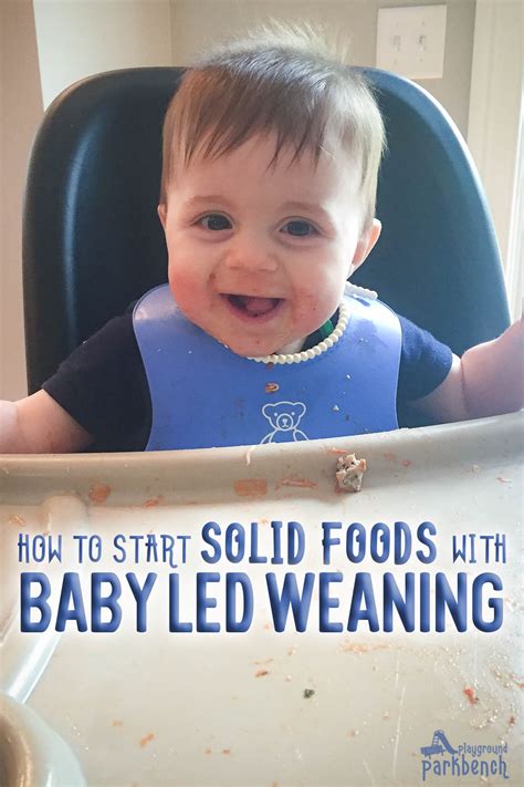He can take between three quarters to one cup of food three to four times a day, plus one to two snacks between meals. Transitions: Starting Solids with Baby Led Weaning Foods