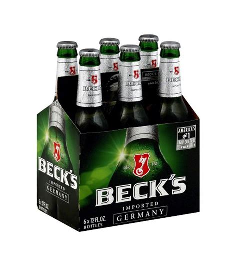 Becks Stubbies 6pk Beer And Cider Easy Drinks