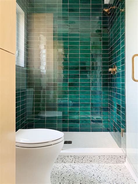 Stacked Subway Tile 6 Way To Rock The Look Green Tile Bathroom