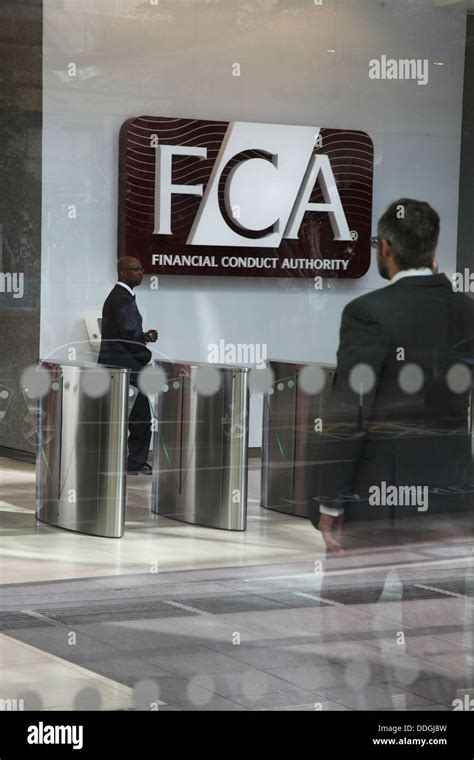 Offices Of The Fca Financial Conduct Authority At Canary Wharf London
