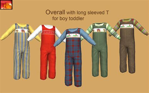 The Sims Resource Toddler Thin Overall
