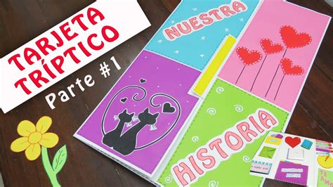They are in black and. TARJETA TRÍPTICO - Lapbook de Amor | School diy, Lapbook ...