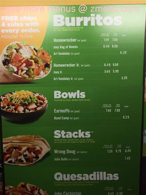 When available, we provide pictures, dish ratings use this menu information as a guideline, but please be aware that over time, prices and. Online Menu of Moes Southwest Grill Restaurant, Enterprise, Alabama, 36330 - Zmenu