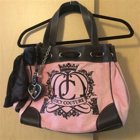 Juicy Couture Bags Trendy Pink Velvet Juicy Couture Handbag Poshmark