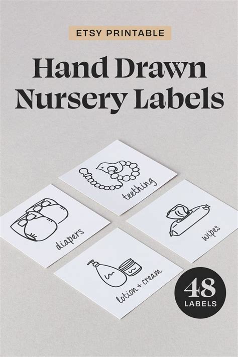 Printable Nursery Labels