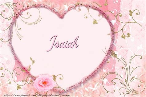 Isaiah Greetings Cards For Love