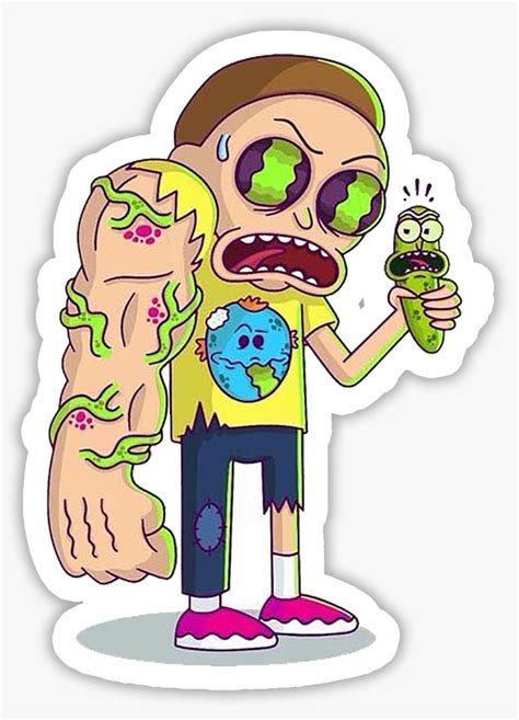 Rickmancing The Stone Rick And Morty Stickers Rick And Morty Drawing
