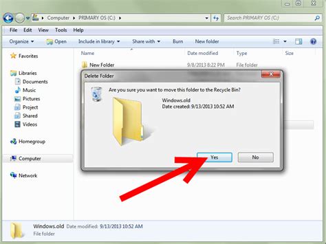 How To Delete Windowsold 10 Steps With Pictures Wikihow