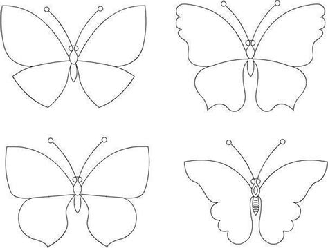 Moldes Para Hacer Mariposas De Papel Faciles Ideas De Manualidades
