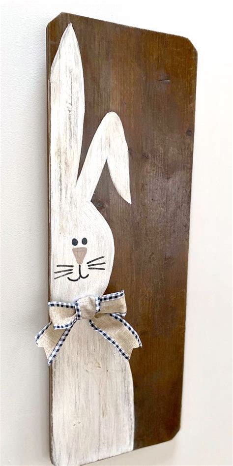 Rustic Easter Bunny Sign
